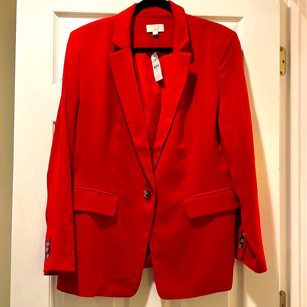 🆕 Loft RED Power blazer, sz 18